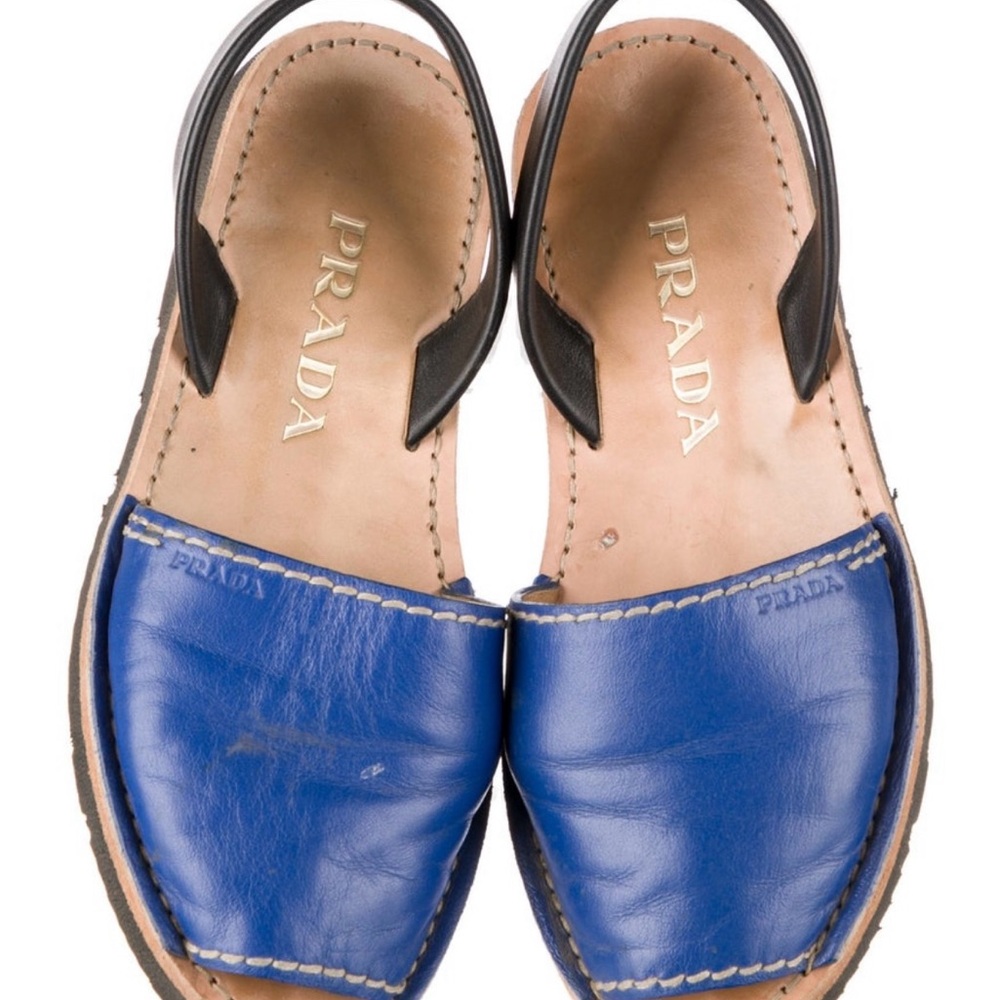 Prada Royal Leather Sandals